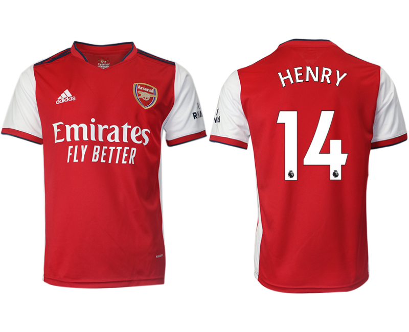 Men 2021-2022 Club Arsenal home aaa version red #14 Soccer Jersey